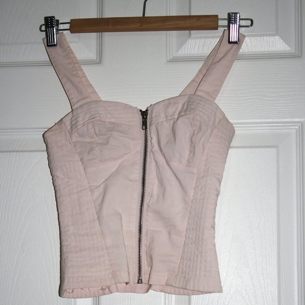 Pink Bustier style camisole